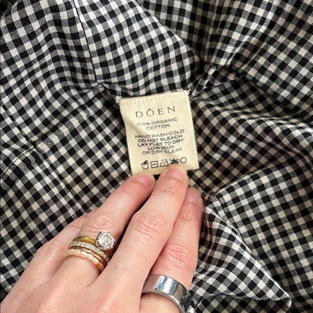 Doen Sebastiane Skirt in gingham RARE colorway - Picture 7 of 11